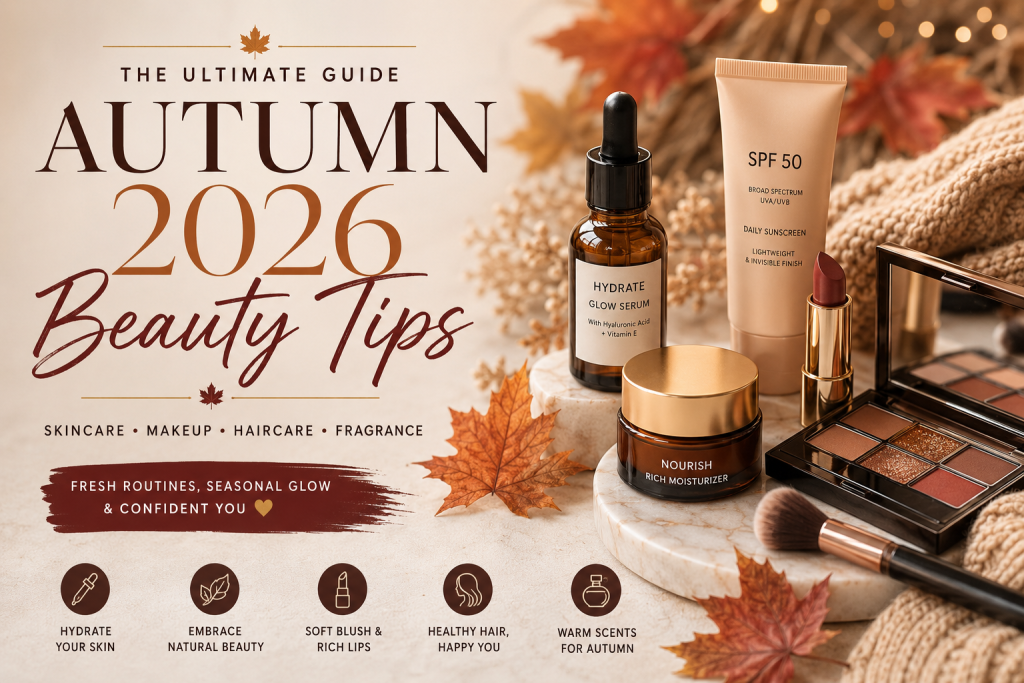 The Ultimate Beauty Tips for Autumn 2026: Fresh Skin, Effortless Makeup & Seasonal Glow