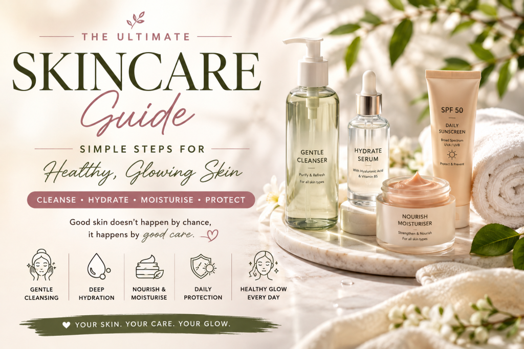 The Ultimate Skincare Guide: Simple Steps for Healthy, Glowing Skin
